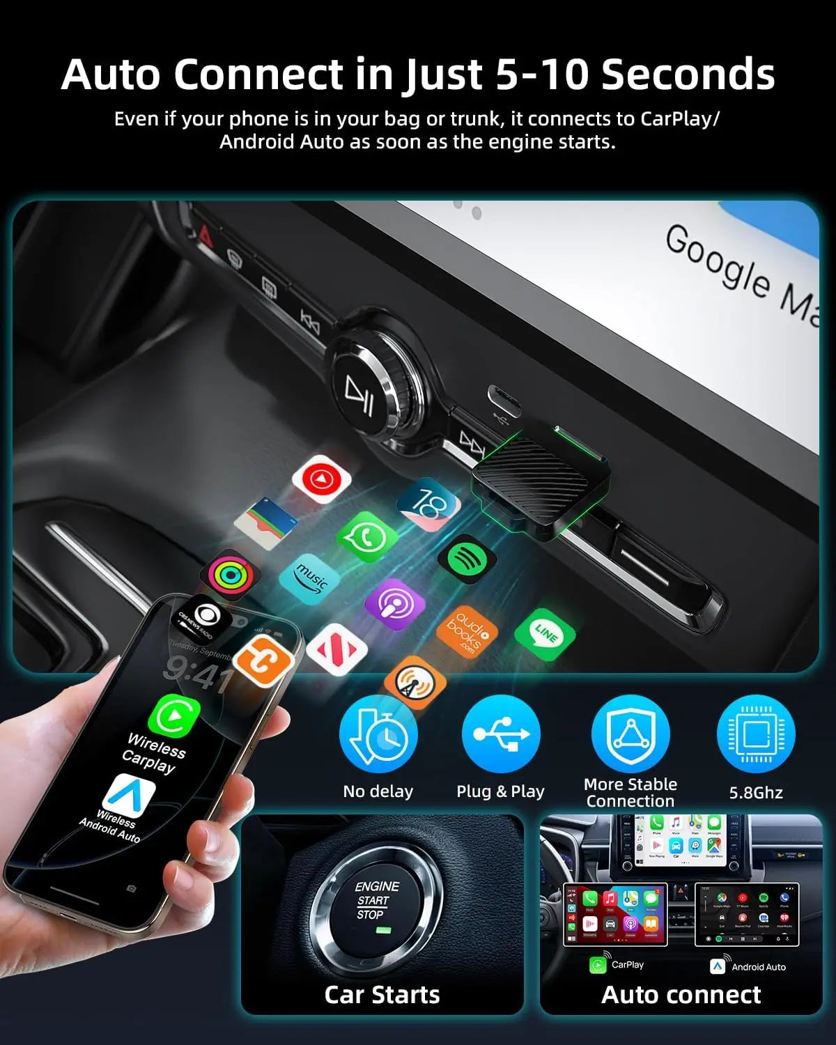 Wireless Carplay Adapter